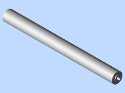ECOFLOW ROLLER STEEL GALVANIZED ESD;EL=425MM