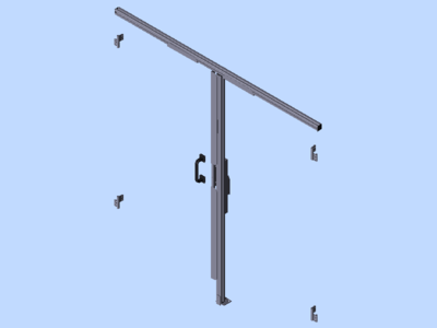 DOUBLE DOOR ASSEMBLY KIT HR=1800MM;B=2000MM