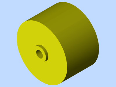 D32 ROLLER YELLOW;RAL 1003
