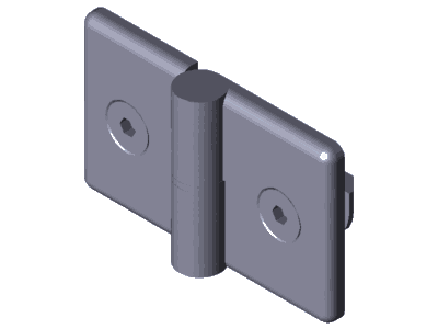 HINGE AL 40/40 LIFTOFF, L