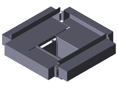PROTECTIVE BOX HD 2/H 1200X1200 90°