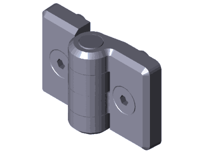 SCHARNIER PA 30X30 GREY