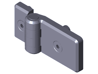 SCHARNIER PA 30/60 GREY