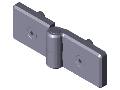 SCHARNIER PA 60/60 GREY