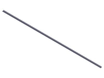SEALING BAR 10 45/45 L=3000 GREY