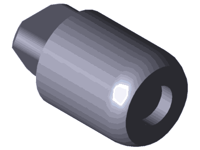 POSITIONIERSTIFT D=5.7  GREY