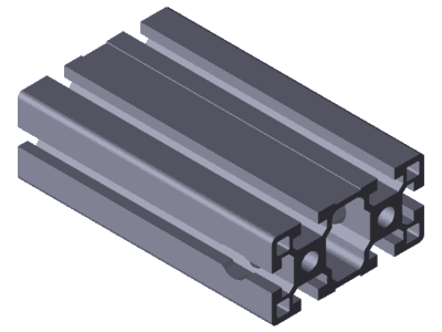 STREBENPROFIL 45X90 M16/D17V
