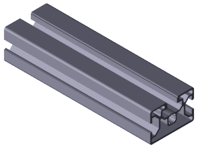 STREBENPROFIL 30X45 M8/-
