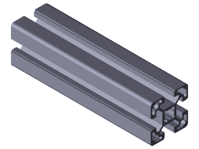 STREBENPROFIL 40X40L M12/-
