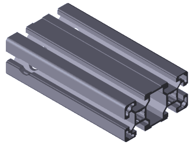 STREBENPROFIL 40X80L D17V/-