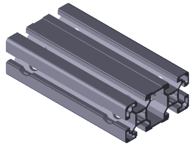 STREBENPROFIL 40X80L D17V/D17V
