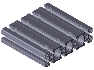 STREBENPROFIL 40X160L D17/D17