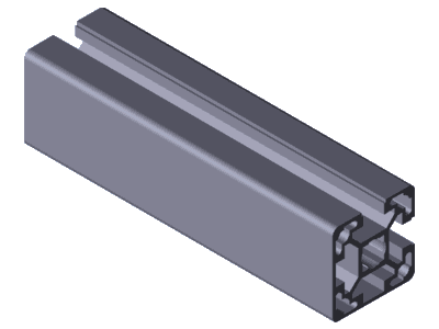 STREBENPROFIL 40X40L 2NVS M12/M12