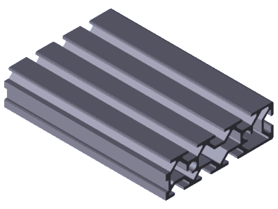 NUTENPLATTE 30X100 L/R