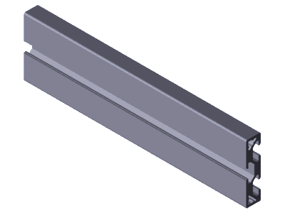 STREBENPROFIL GROOVED PLATE 10X40