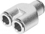 NPQM-Y-Q6-E-P10 Push-in Y-connector