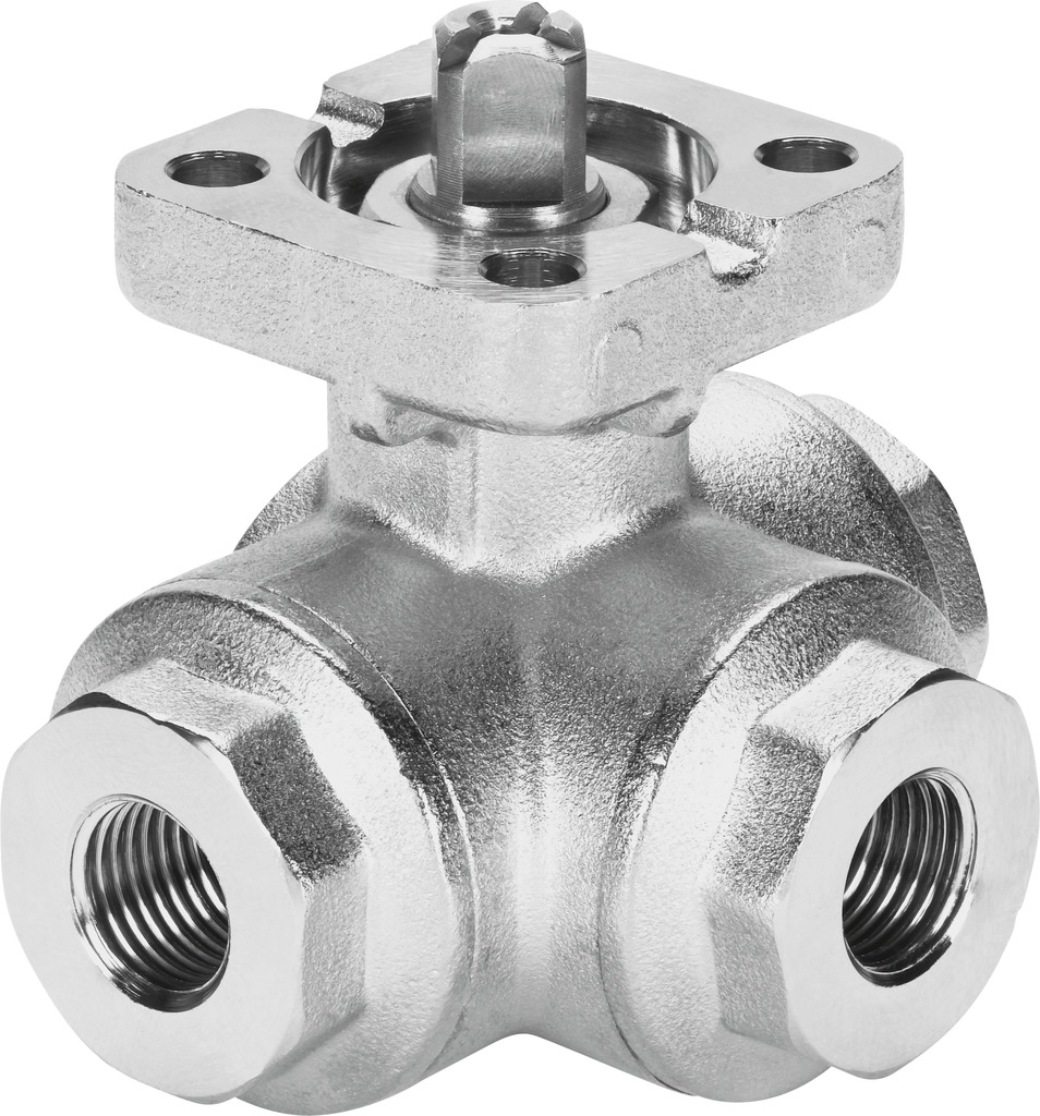 VZBA-3/4"-GGG-63-32T-F0405-V4V4T Ball valve