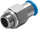 QSK-G1/2-12 Push-in fitting, self-sealing