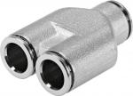 NPQH-Y-Q10-E-P10 Push-in Y-connector
