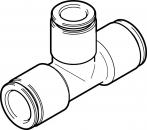 NPQH-T-Q10-Q8-P10 Push-in T-connector