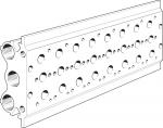 PRS-1/4-8-B Manifold block