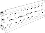 PRS-1/4-9-B Manifold block