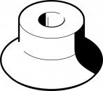ESV-30-GT Suction cup without connector