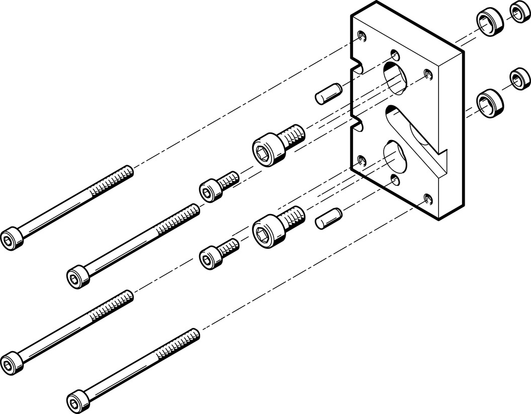 HAPG-SD2-23 Adapterbausatz