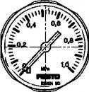 MA-27-1,0-M5-MPA Pressure gauge
