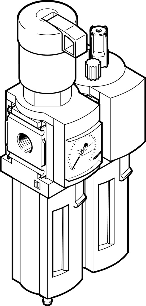 MSB4-1/4-FRC13:J120M1 Service unit combination