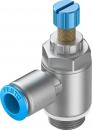 GRLA-1/2-QS-12-RS-D One-way flow control valve