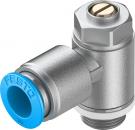 GRLA-1/4-QS-10-D One-way flow control valve