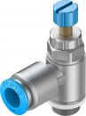 GRLA-1/4-QS-10-RS-D One-way flow control valve