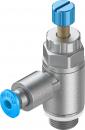 GRLA-1/8-QS-3-RS-D One-way flow control valve