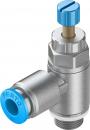 GRLA-1/8-QS-6-RS-D One-way flow control valve