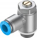 GRLA-3/8-QS-10-D One-way flow control valve