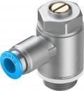 GRLA-3/8-QS-8-D One-way flow control valve