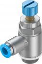 GRLA-3/8-QS-8-RS-D One-way flow control valve