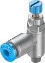 GRLA-M5-QS-4-RS-D One-way flow control valve