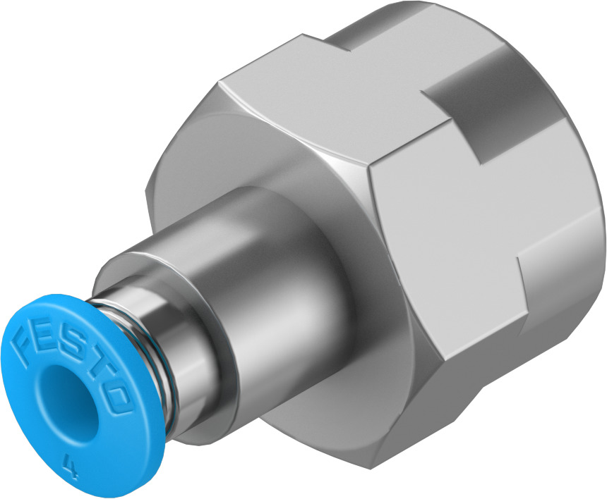 QSF-1/4-4-B Push-in fitting