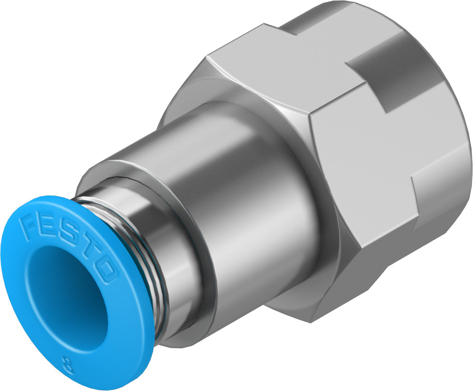 QSF-1/4-8-B Push-in fitting