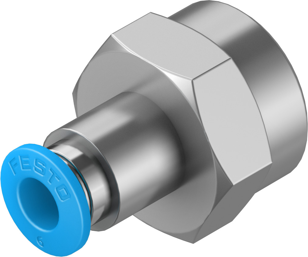 QSF-3/8-6-B Push-in fitting