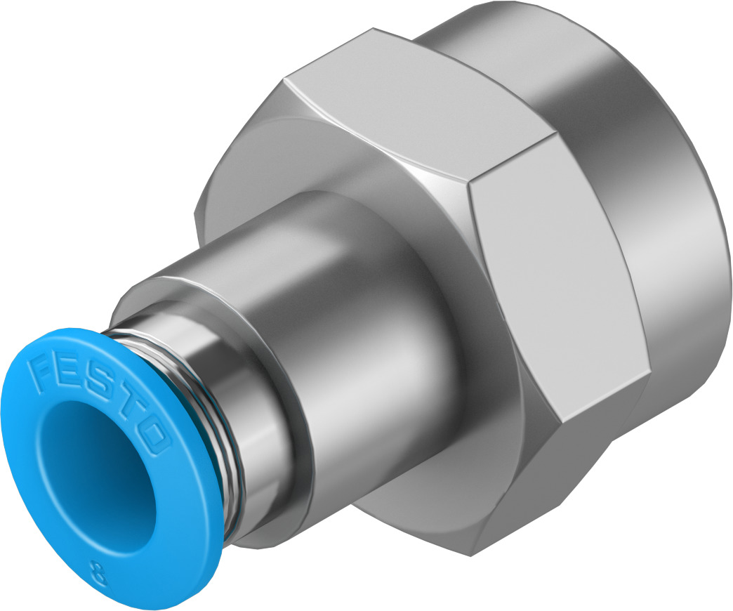 QSF-3/8-8-B Push-in fitting