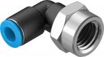 QSLF-3/8-8-B Push-in L-fitting
