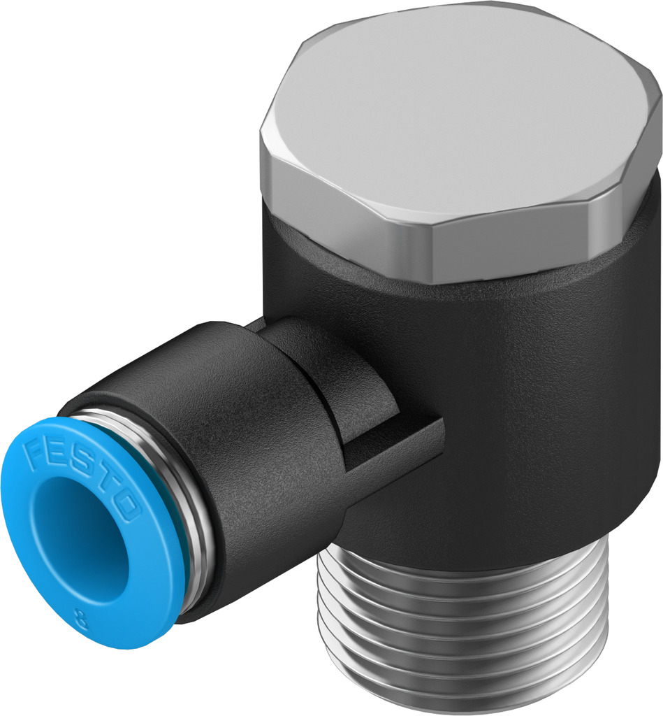 QSLV-3/8-8 Push-in L-fitting