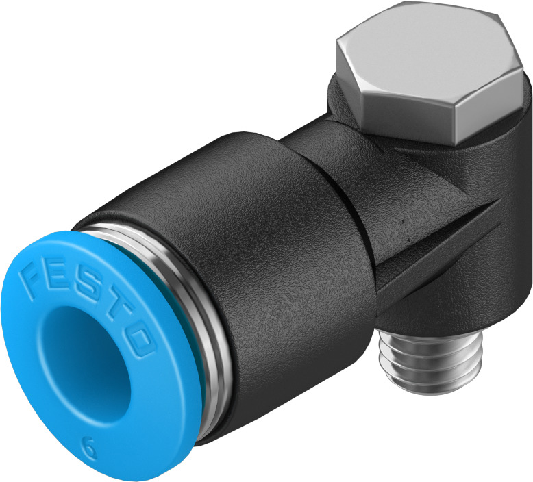 QSLV-M5-6 Push-in L-fitting