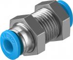 QSMS-4 Push-in bulkhead connector