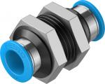 QSS-12 Push-in bulkhead connector