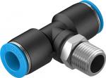 QST-1/4-10 T-Steckverschraubung