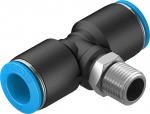 QST-1/4-12 T-Steckverschraubung